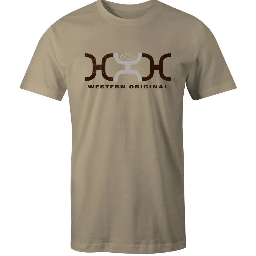 Hooey Men's Loop Logo Tee in Tan