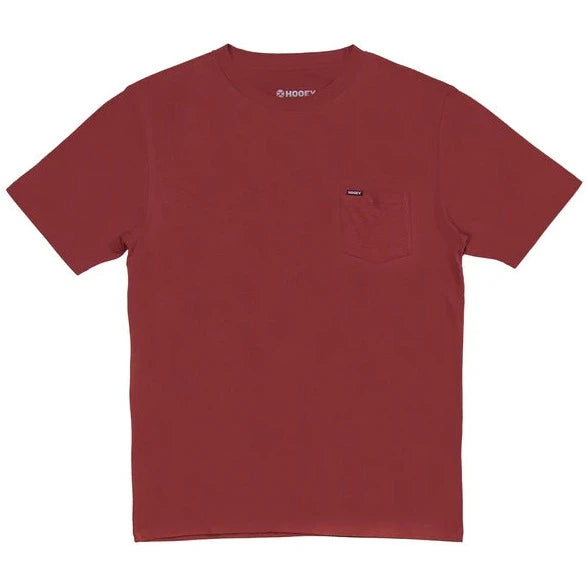 Hooey Men's San Jose Bamboo Pocket Tee in Red