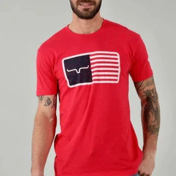 Kimes Ranch American Trucker T-Shirt in Red