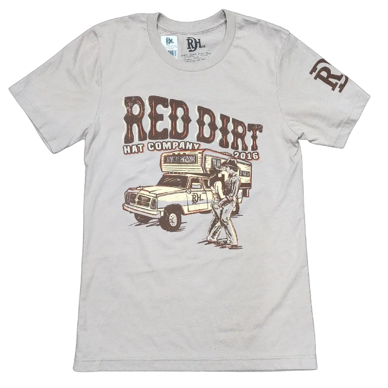 Red Dirt Hat Co. "Rodeo Ready" T-Shirt in Heather Tan