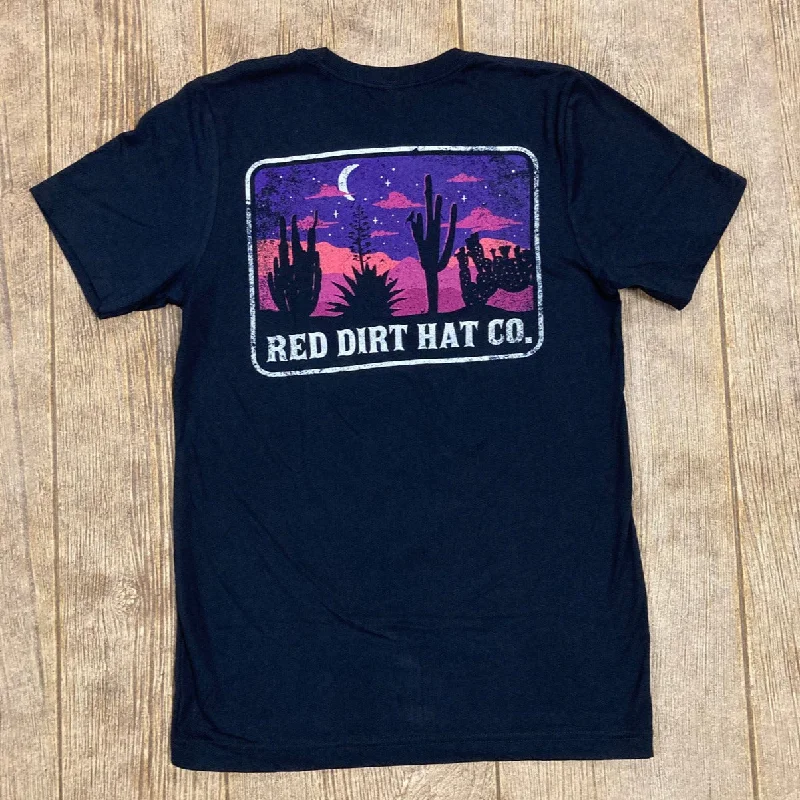 Red Dirt Hat Co. "Nightfall" T-Shirt in Black