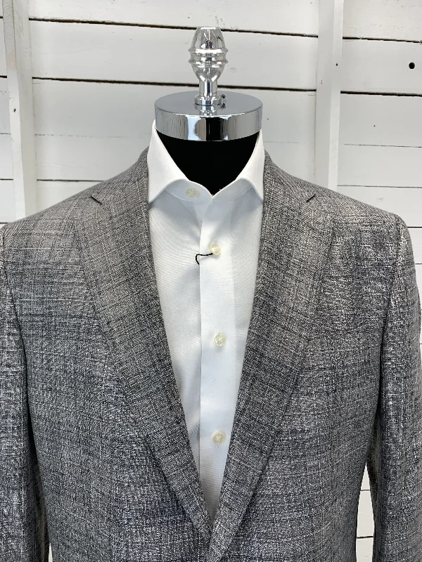 Grey Plaid Sport Jacket - Essence - 1181311 958