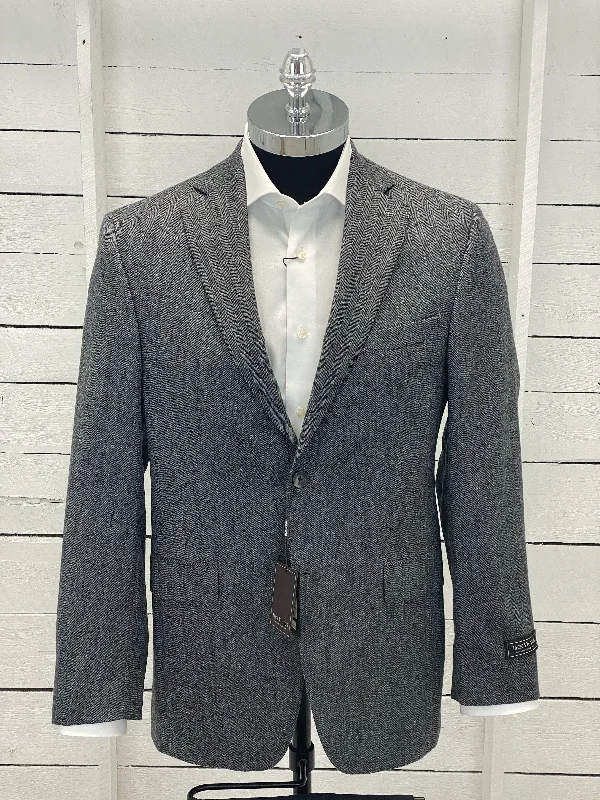 Grey Sport Jacket - Valuto 152056 645 Size 38 R Only