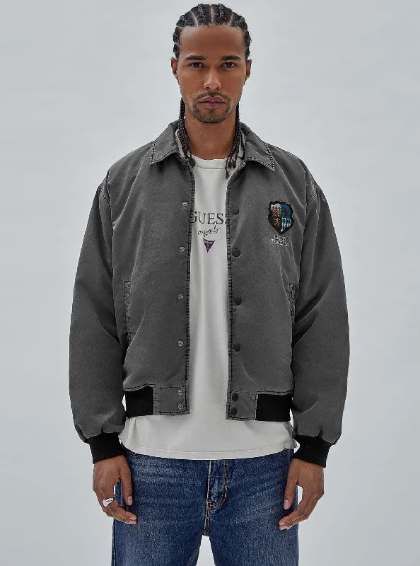 Guess Originals Black-Washed Crest Jacket