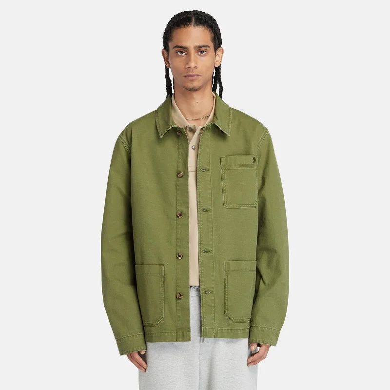 Men's Washed Canvas Chore Jacket