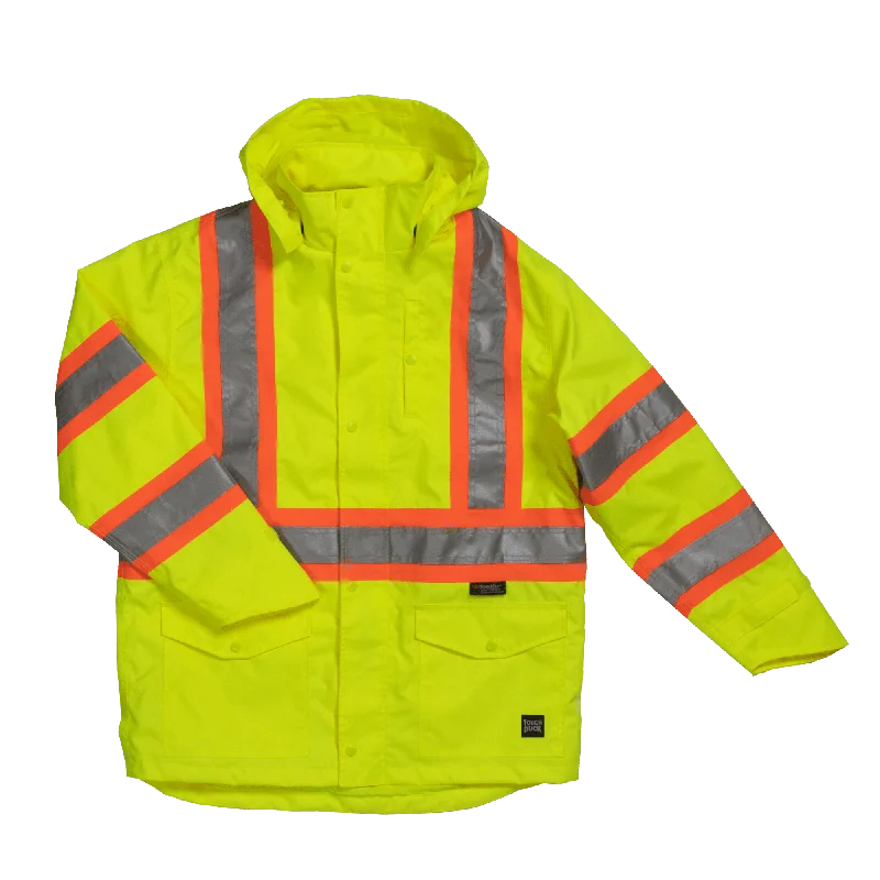 Safety Rain Jacket - Green 3X+