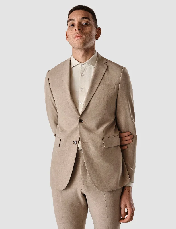 Essential Blazer Regular Sand Grain