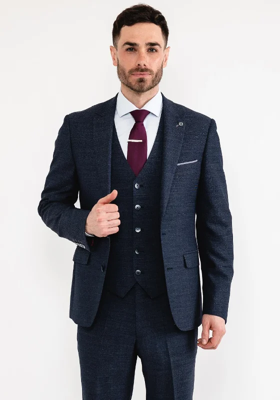 Remus Uomo Pablo Birdseye Blazer, Navy