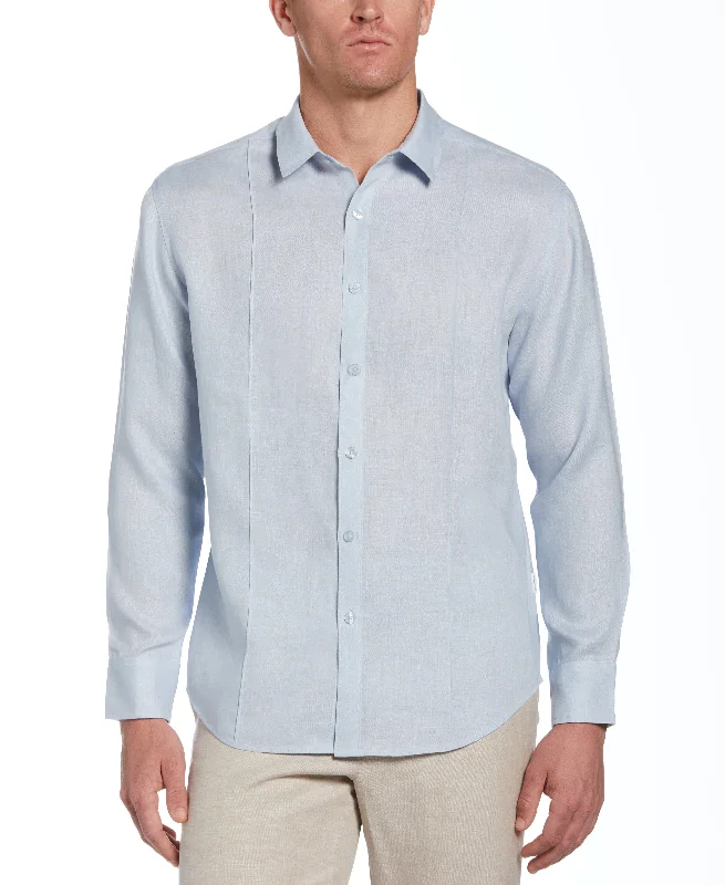 Big & Tall Solid Linen Sport Shirt