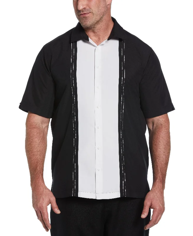 Big & Tall Color Block Embroidery Shirt