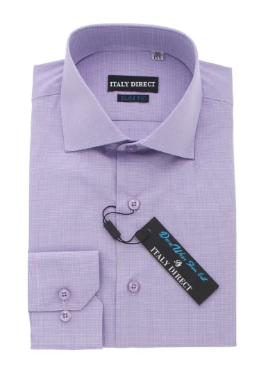 Dark Purple Slim Fit Dress Shirt