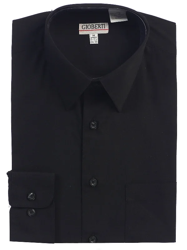 Men's Long Sleeve Shirt, Black