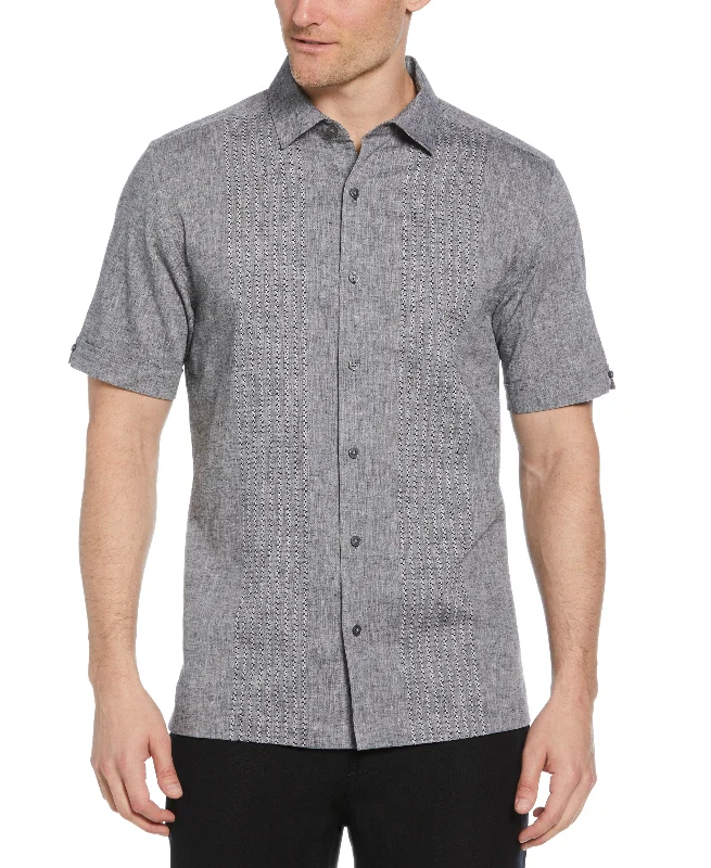 Engineered Dobby Panels Shirt