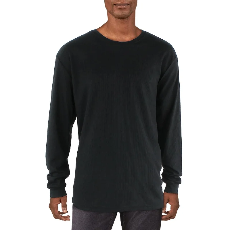 Galaxy by Harvic Mens Long Sleeve Crewneck Thermal Shirt