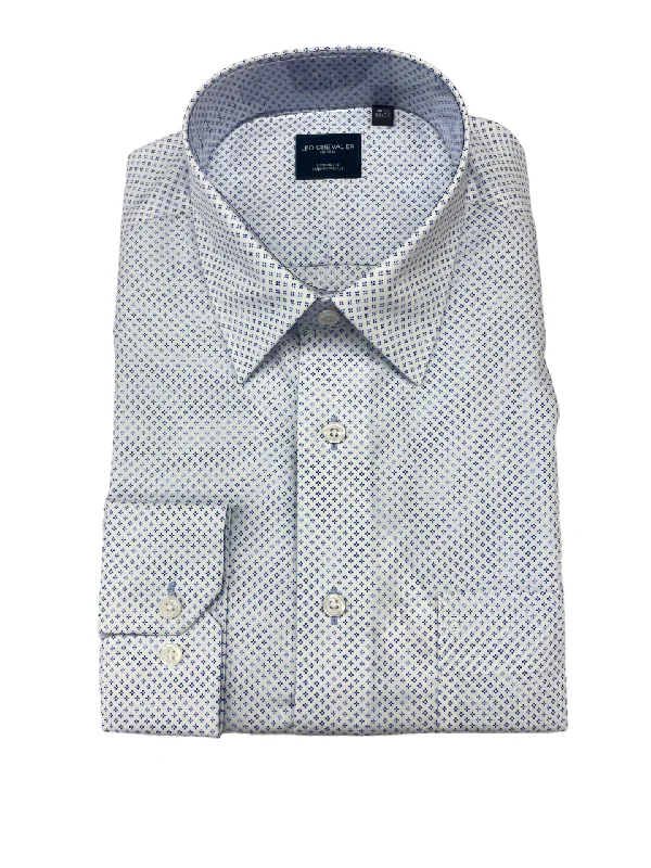 Leo Chevalier Dress Shirt Light Blue *Tall Sizes* 622177 1337