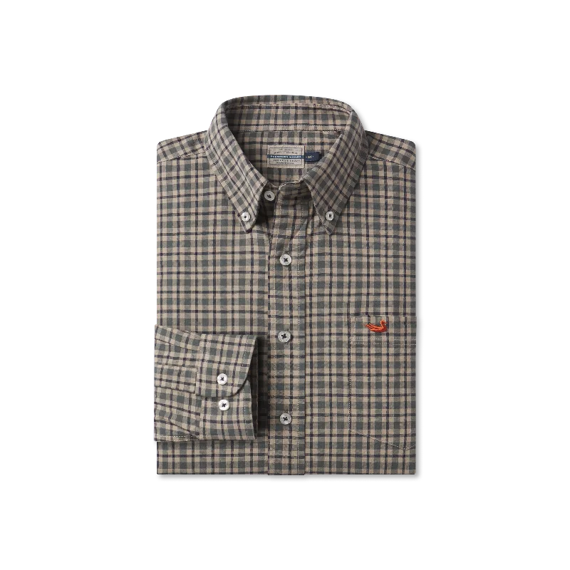 Oak Grove Washed Gingham Dress Shirt