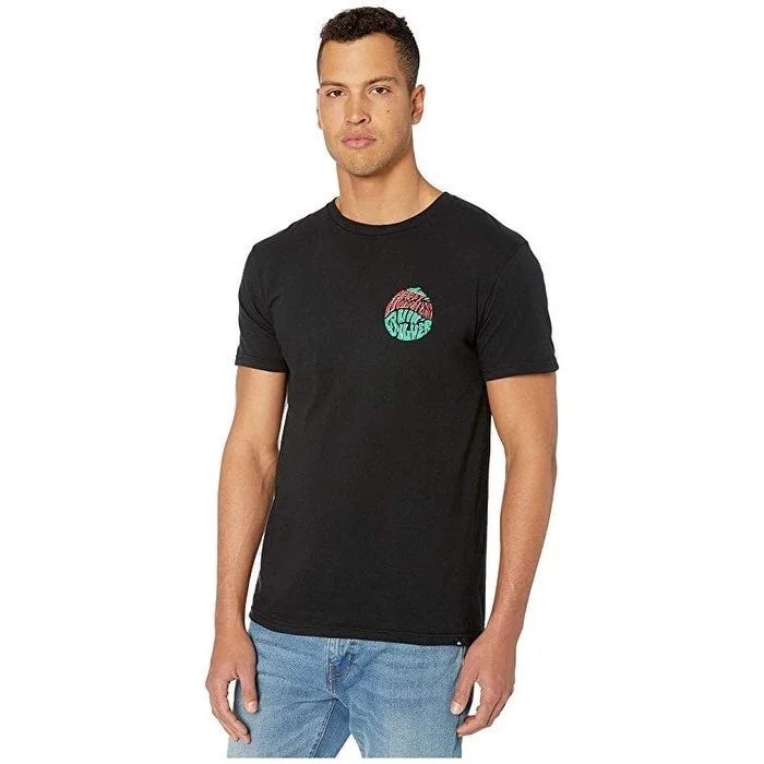 Quiksilver Men's Graphic Tee Happy Hollow Days Shirt Black Size X-Large