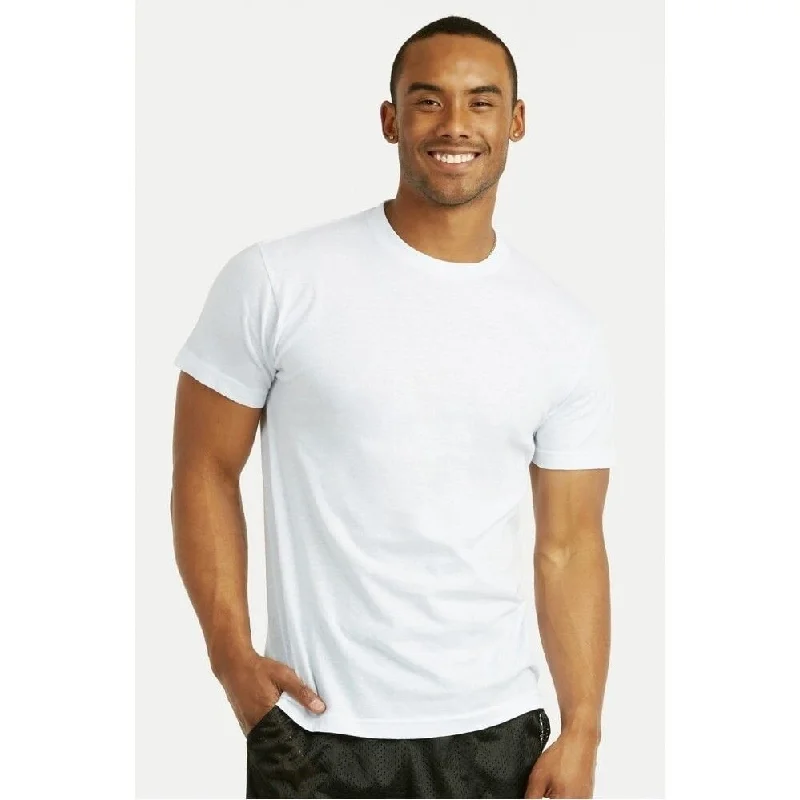 Spak Mens 3Pack 100percent Cotton White TShirts Classic Essential Wardrobe Tee