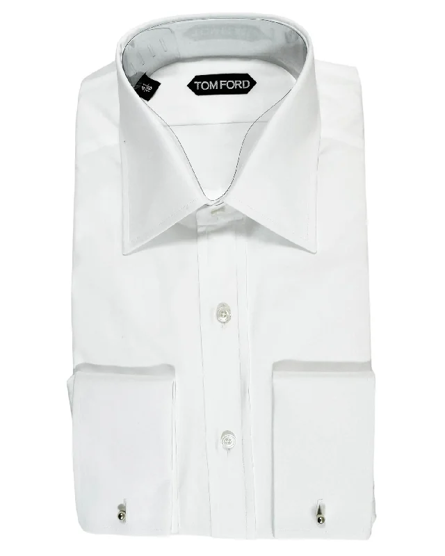 Tom Ford Shirt White French Cuffs 41 - 16