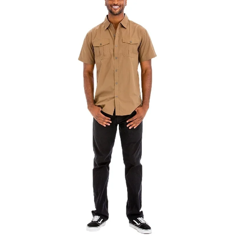 Two Pocket Button Down Shirt (Timber)