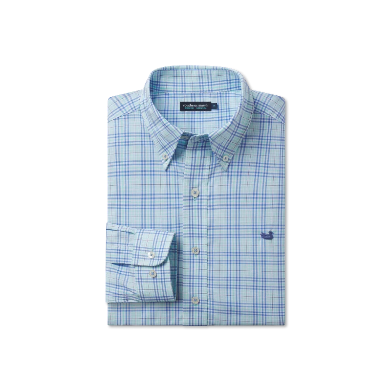 Youth Charlotte Windowpane Dress Shirt