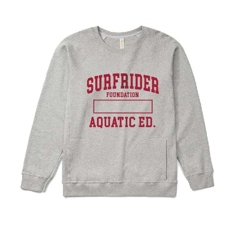 Aquatic Ed. Pocket Crew Sweater