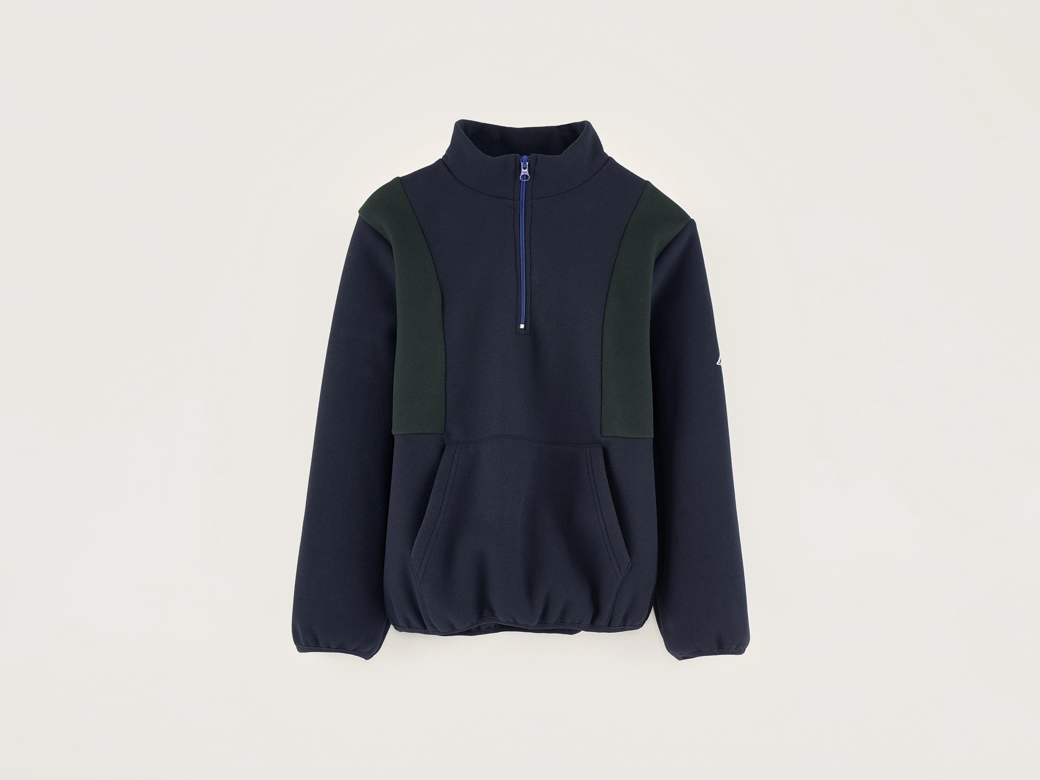 Faris zipped-collar sweatshirt   (242 / B / PARKER)