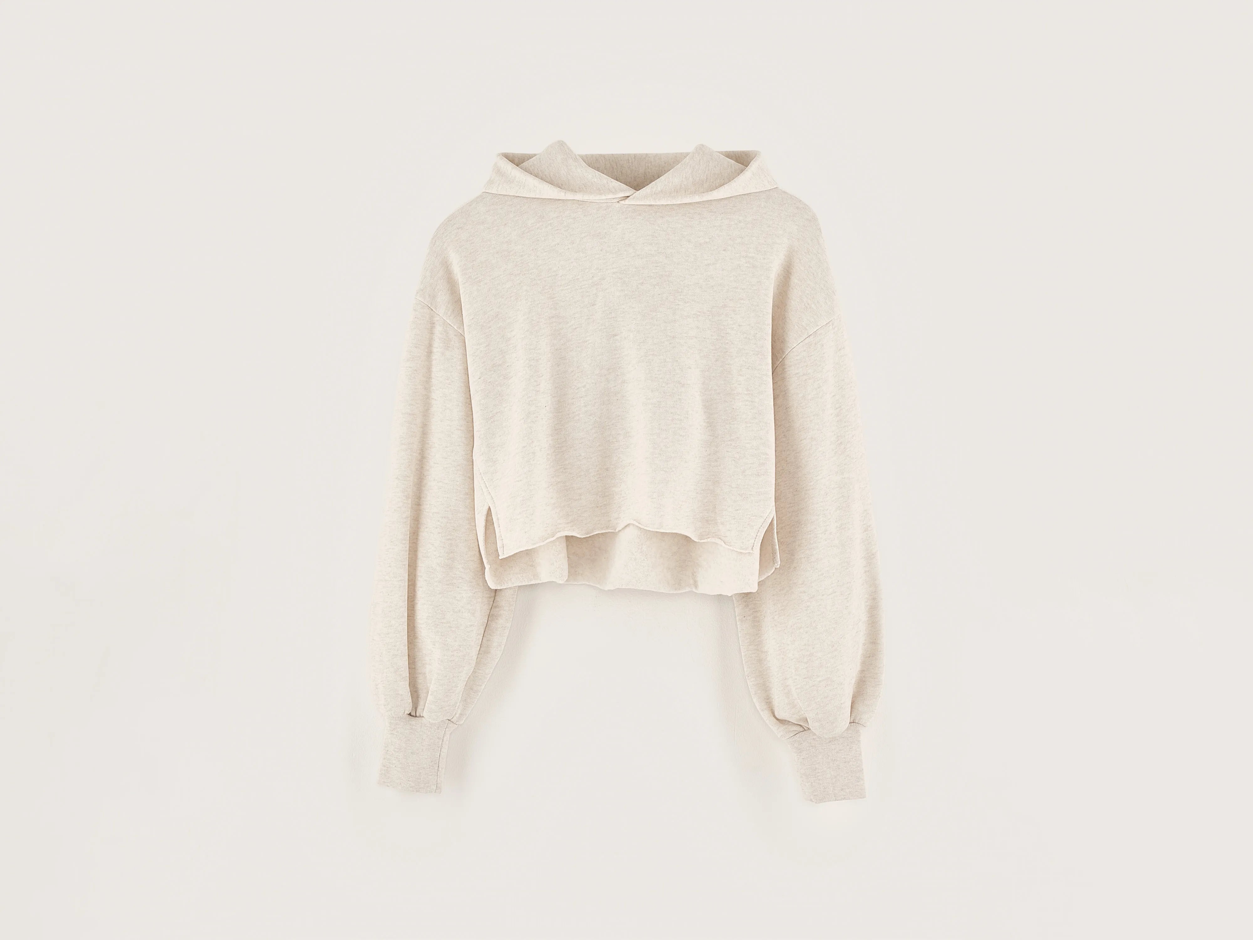 Felico cropped hoodie (242 / G / SUGARCANE)