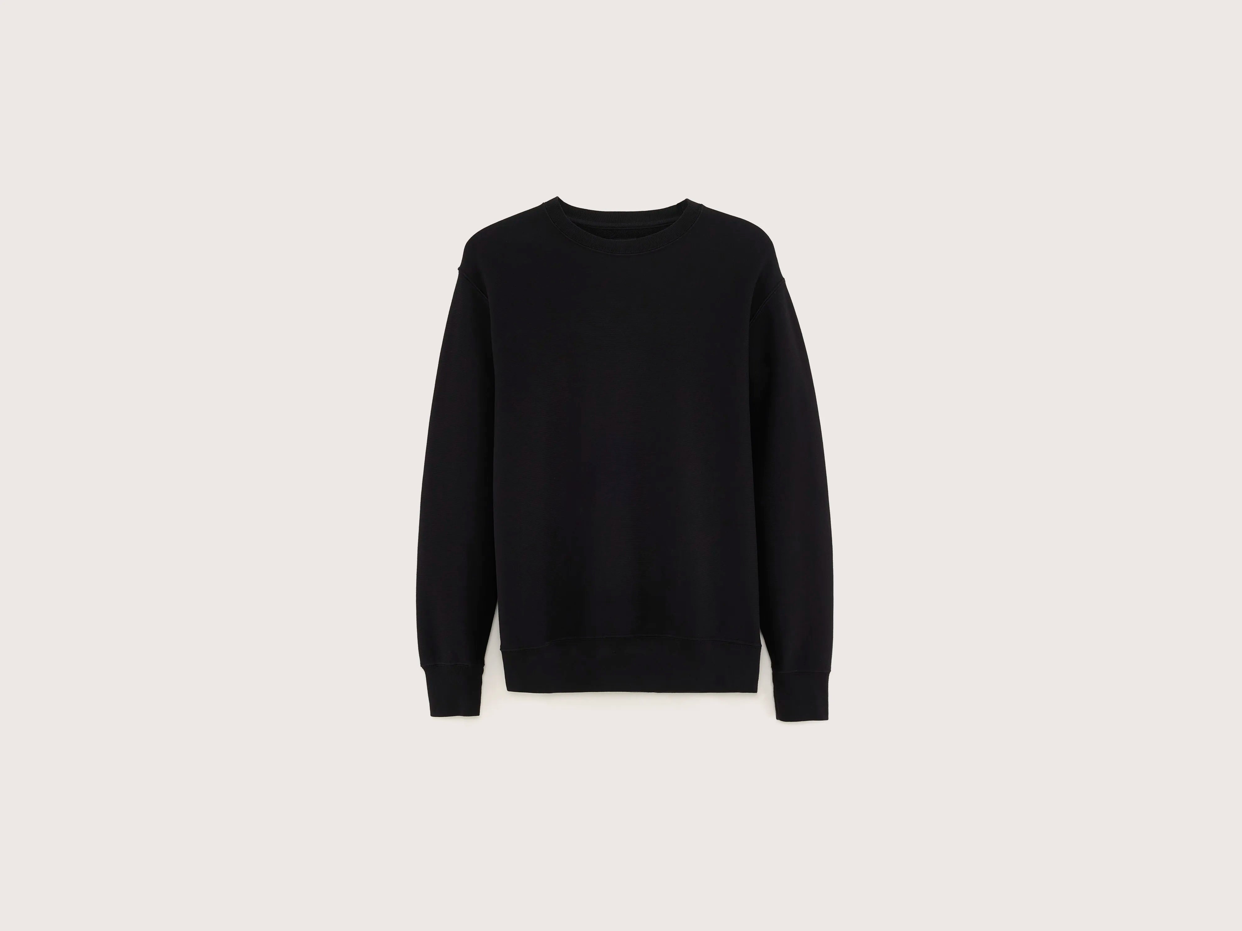 Flake crew-neck sweatshirt (241 / M / BLACK)