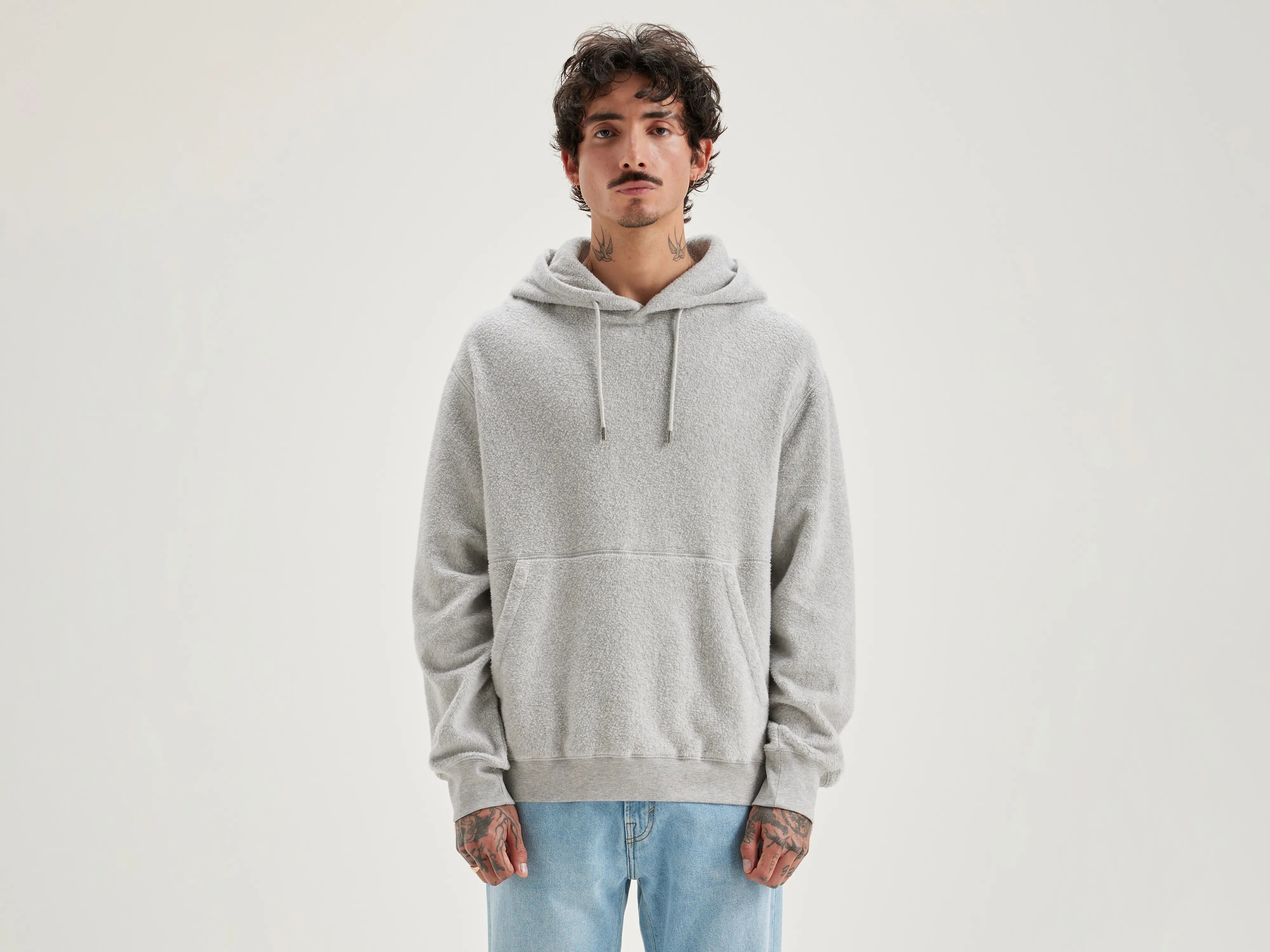 Mattis relaxed hoodie (242 / M / H. GREY)