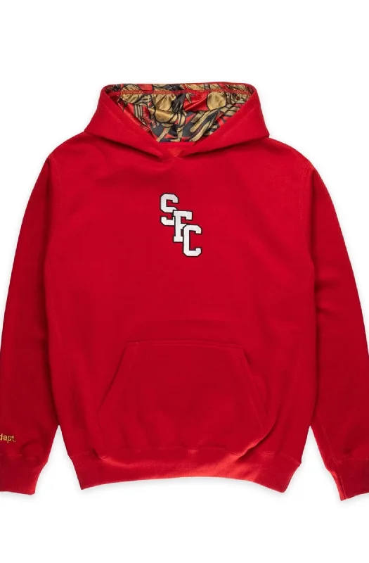 SAVS x Adapt :: Gold Blooded SFC (Men's Red Hoody)