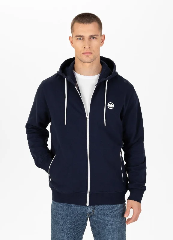 Men's Zip-up hoodie Terry Small Logo